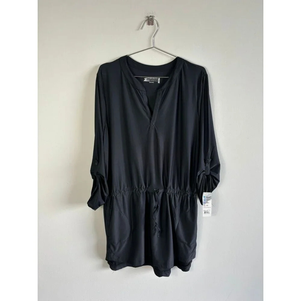 ZeroXposure Womens Outdoor Lifestyle Gear Swimsuit Black Size XXL